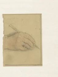 Studie van de hand van Geheimrat M. Kempner