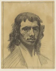 Zelfportret van Carel Fabritius