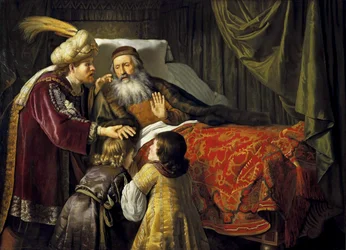 Jakob zegent de zonen van Jozef