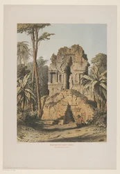 Ruïne van een tempel bij Bangil
