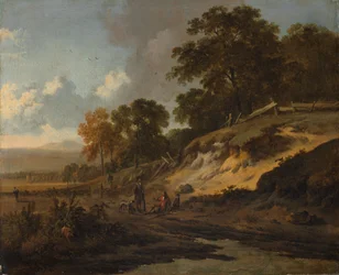 Landschap met Jagers