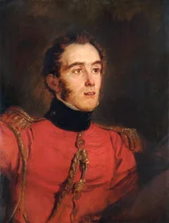 Portret van generaal-majoor John Freemantle, Britse soldaat, 1821