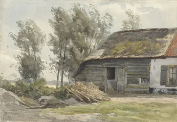 Boerenhofstede met schuur