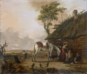 Een bont paard