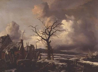 Een winterlandschap