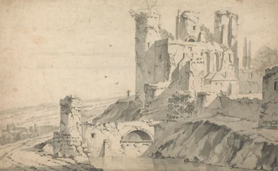 Vervallen Kasteel aan een Rivier