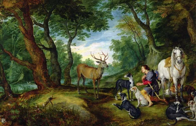 De visioen van St. Hubertus, ca. 1620