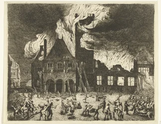 De brand in het Oude Stadhuis van Amsterdam, 1652