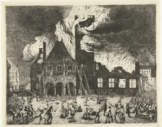 De brand in het Oude Stadhuis van Amsterdam, 1652