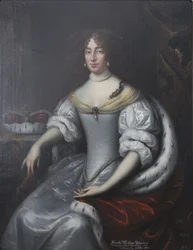 Portret van Dorothea van Brandenburg, geboren von Schleswig-Holstein-Sonderburg-Glücksburg (1636-1689)