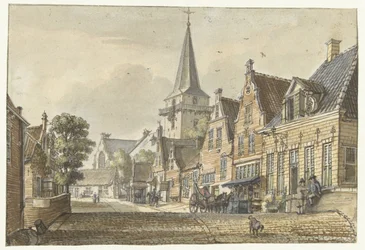 Gezicht in het dorp Harmelen