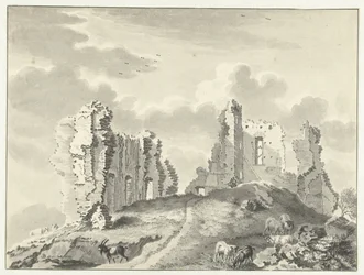 Overblijfselen van het kasteel Kranendonk