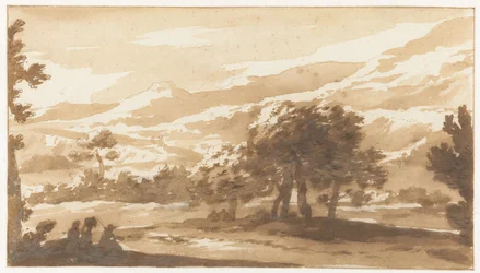 Bergachtig landschap in Italië