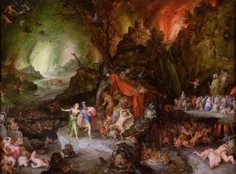 Aeneas en de Sibylle in de onderwereld