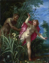 Pan achtervolgt Syrinx