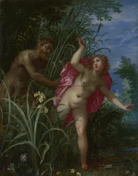 Pan achtervolgt Syrinx, na 1615