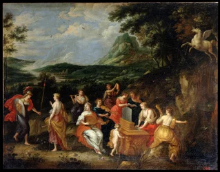 Pallas Athena en Muzen