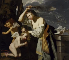 Venus die Cupido straft