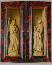 Annunciatie (schilderij op hout)