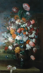 Bloemen, studies met irissen, 1682