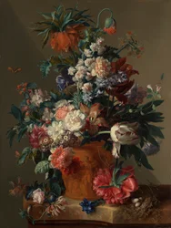 Vaas met bloemen