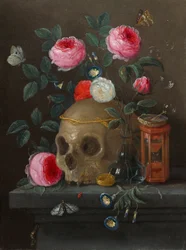 Vanitas stilleven, ca. 1665-1670