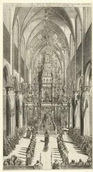 Lijkdienst voor Filips IV te Brussel, 1665