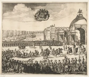 Intocht van koning Willem III te Den Haag, 1691