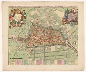 Plattegrond van de stad Utrecht