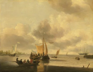De monding van een estuarium (de Brill)