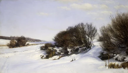 Winter bij de Zee, 1888