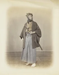 Japanse man in traditionele kleding