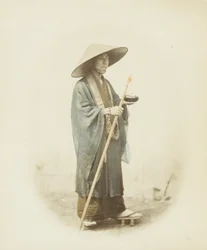 Japanse man in traditionele kleding