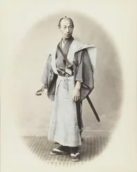 Japanse man met zwaard