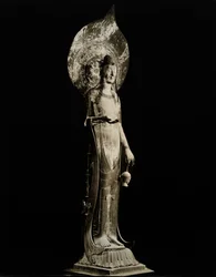 Kudara Kannon, uit de 7e eeuw, Asuka-periode, Horyuji-tempel, Japan