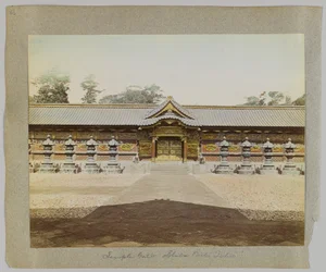 Tempelpoort, Shiba-park, Tokio, Japan