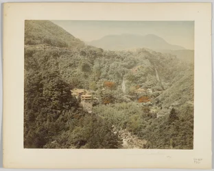 Uitzicht vanaf Miyanoshita, Kanagawa Prefectuur, Japan