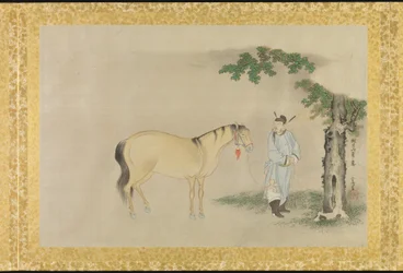 Album met kopieën van Chinese schilderijen