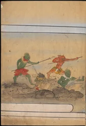 Gewapende goblins, illustratie uit de 