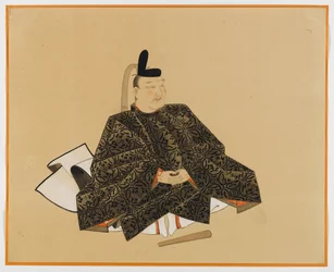 Een van de Sanjurokkasen, albumblad