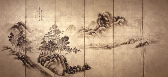 Recto: Landschap na Mi Fei, c.1810