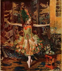 Tamara Karsavina. Omslag van het Jugend Magazine, 1914