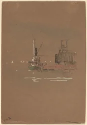 Hudson River bakstenen pijlers