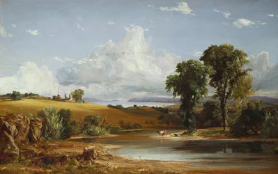 Zomermiddag aan de Hudson, 1852