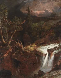 De Kloof - Een Stormscène in de Catskill Mountains, 1851