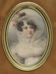 Portret van Hortense de Perregaux, hertogin van Ragusa