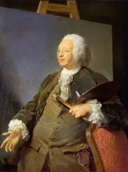 Portret van Jean-Baptiste Oudry