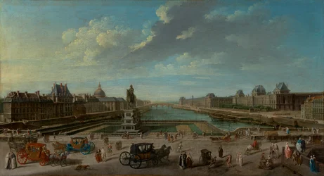 Uitzicht op Parijs vanaf de Pont Neuf