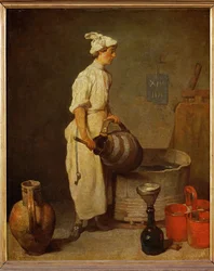 Le garcon cabaretier (schilderij op doek)