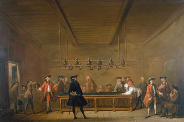 Het Biljartspel, ca. 1720